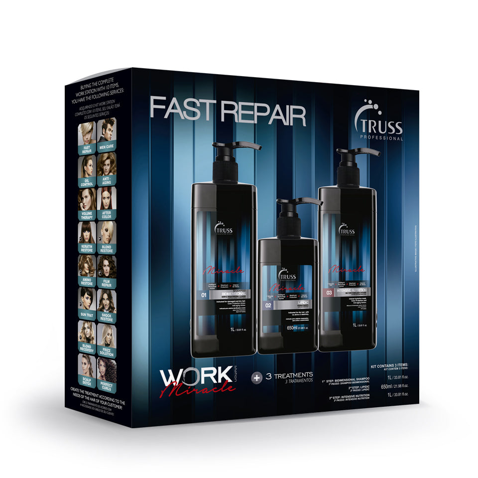 Kit Fast Repair (Bidimensional, Lipidic, Intensive Nutrition)